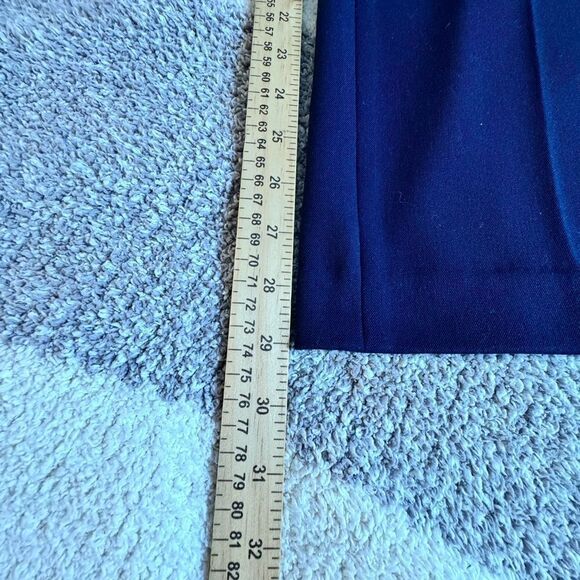 Pendleton Dress Pants Womens Size 4 High waisted Side Zipper Trouser Navy Blue - Picture 8 of 11